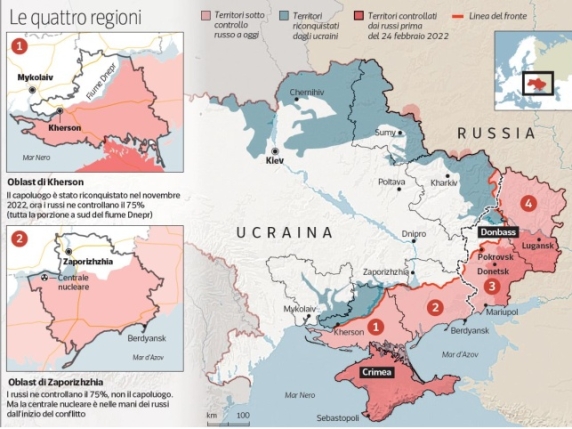 Condizioni di Putin: cosa chiede Mosca per la pace in Ucraina