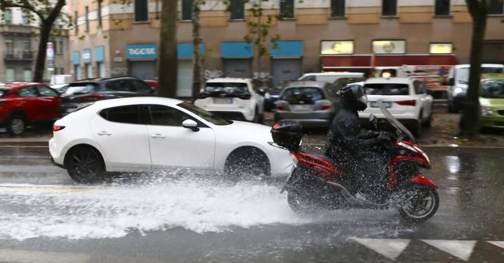 Allerta maltempo Lombardia: 80mm di pioggia sul nord di Milano