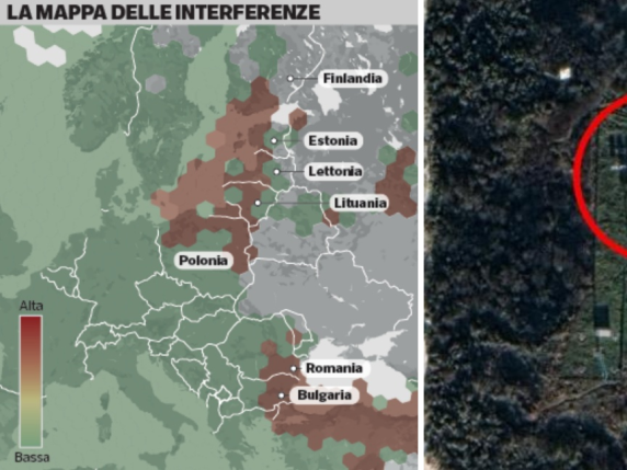 Guerra elettronica russa: GPS in tilt e voli europei a rischio