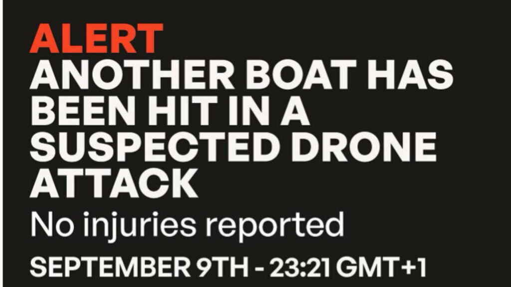 Gaza Flotilla attaccata da droni: nuova barca colpita, nessun ferito