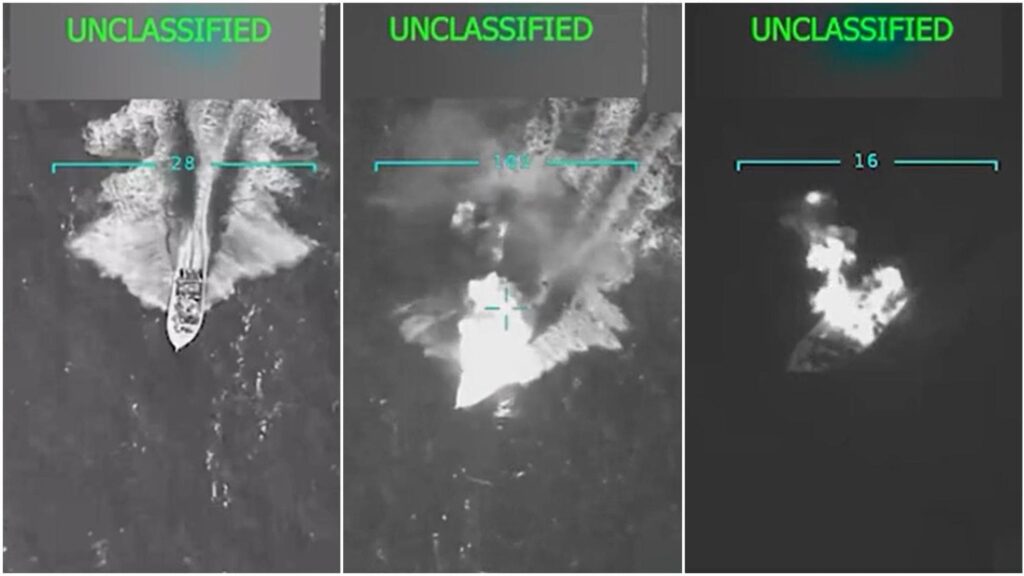 USA affondano barca di narcotrafficanti al largo del Venezuela: 11 morti