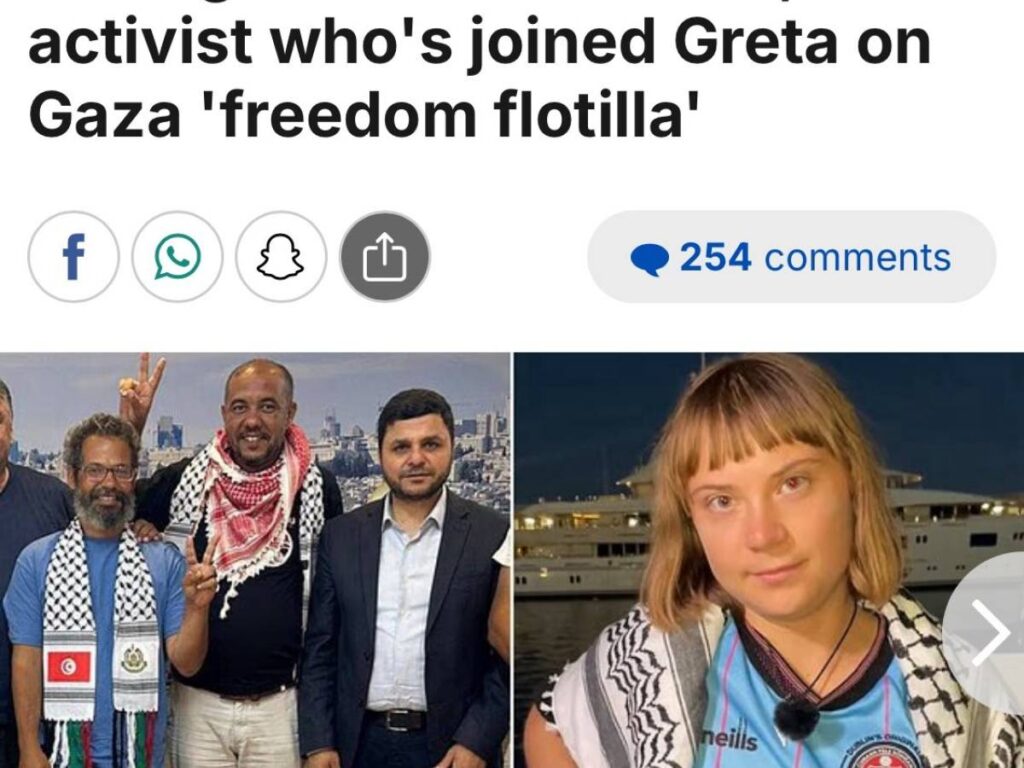Flottilla della libertà e polemica su Greta: rapporti con Hamas?