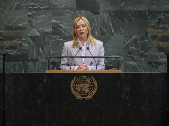 Meloni all'Onu: Israele ha superato i limiti di proporzionalità a Gaza. La Russia? Ha calpestato il trattato delle Nazioni Unite. Corriere della Sera. 7 Meloni ONU: critiche a Israele e Russia, Italia chiede riforma ONU