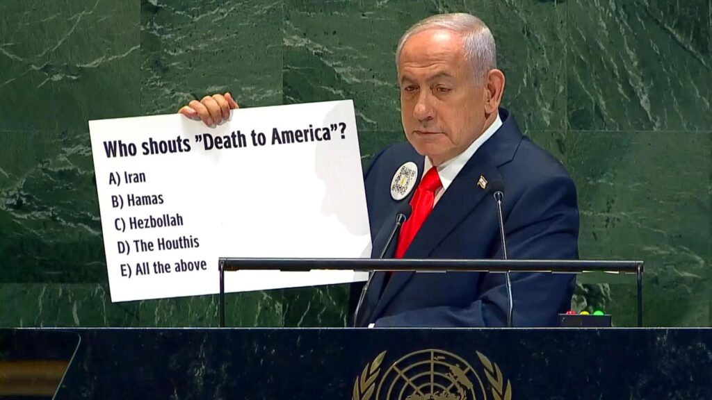 Netanyahu gela l’ONU: protesta in aula sullo Stato palestinese